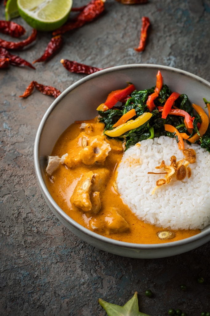P/ POULET CURRY ROUGE