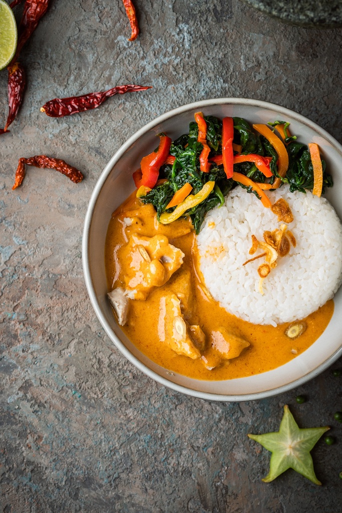 P/ VEGAN CURRY JAUNE PORTION